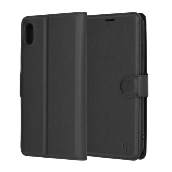 Techsuit - Leather Folio - iPhone XS Max - Black