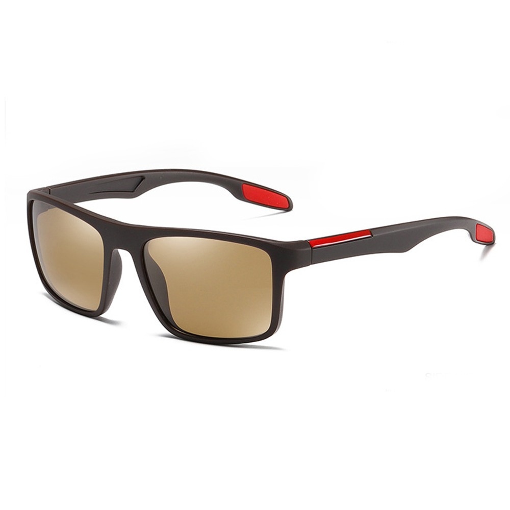 Techsuit - Sunglasses Polarised TR90 (MM101) - UV Protection - Matte Brown