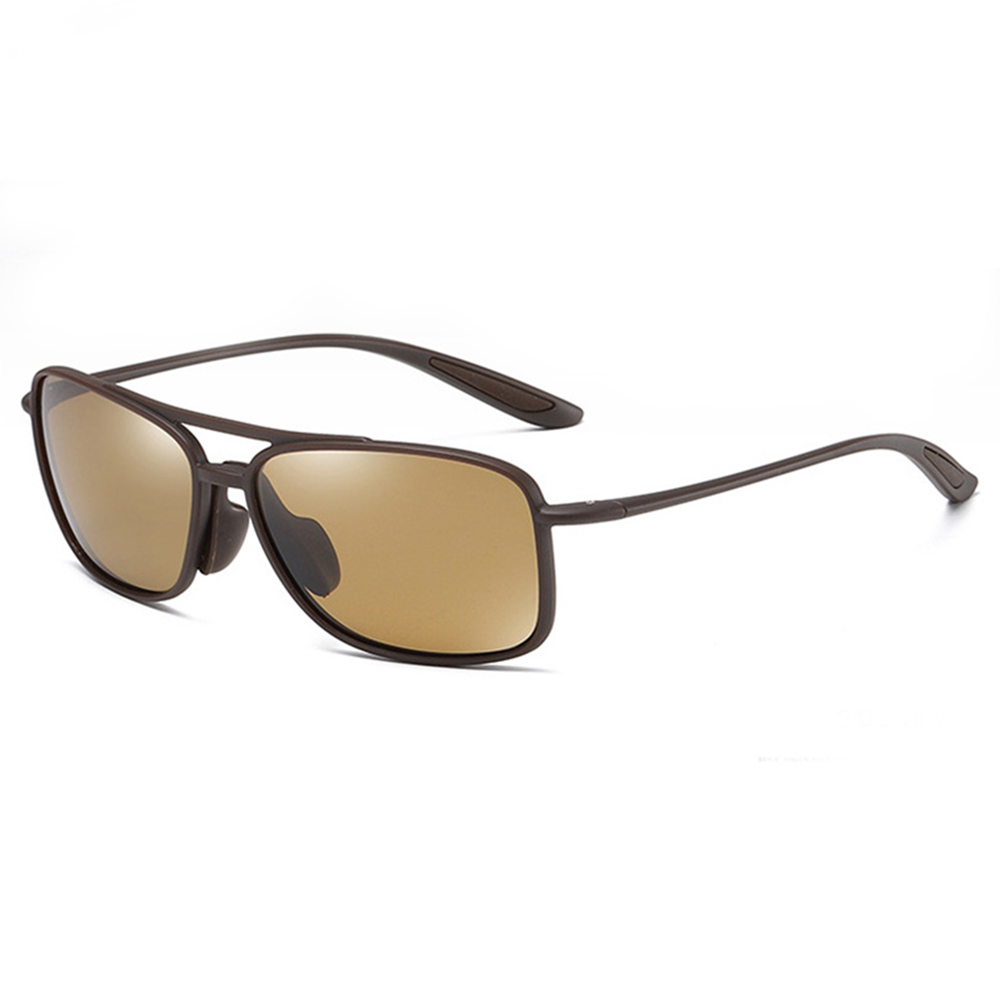 Techsuit - Sunglasses Polarised TR90 (MM99) - UV Protection - Matte Brown