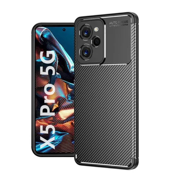 Techsuit - CarbonFiber - Xiaomi Poco X5 Pro - Black