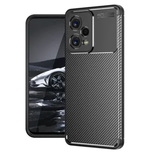 Techsuit - CarbonFiber - Xiaomi Redmi Note 12 5G / Poco X5 - Black