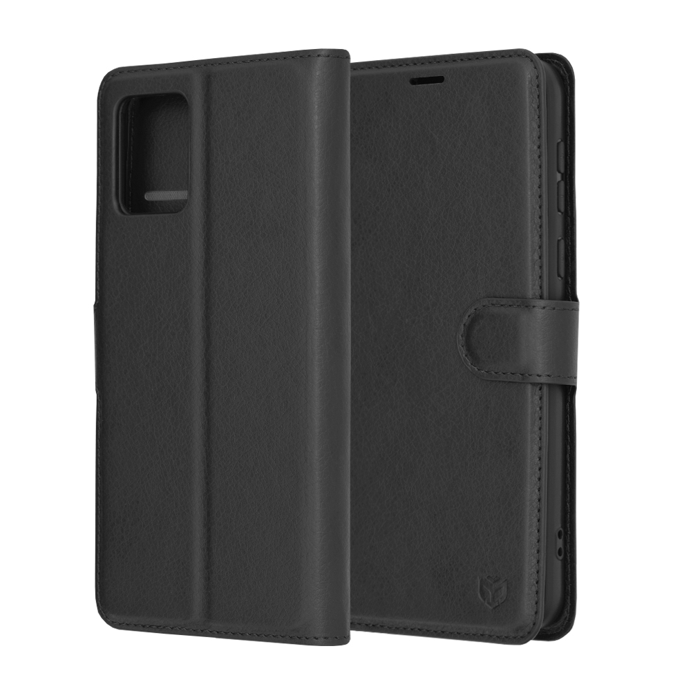 Techsuit - Leather Folio - Motorola Moto E13 - Black