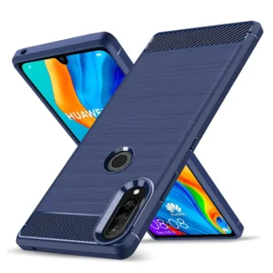 Techsuit - Carbon Silicone - Huawei P30 Lite / P30 Lite New Edition - Blue