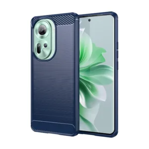 Techsuit - Carbon Silicone - Oppo Reno11 - Blue