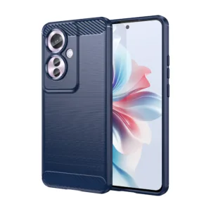 Techsuit - Carbon Silicone - Oppo Reno11 F - Blue