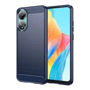 Techsuit - Carbon Silicone - Oppo A78 4G - Blue