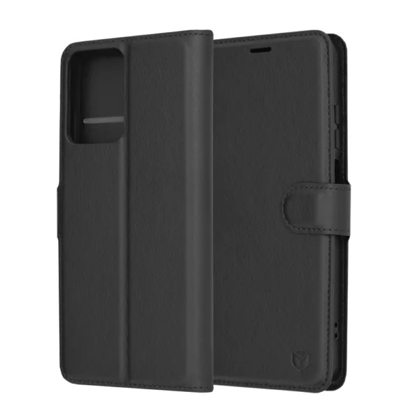 Techsuit - Leather Folio - Motorola Moto G04 / Moto G04s / Moto G24 / Moto E14 - Black