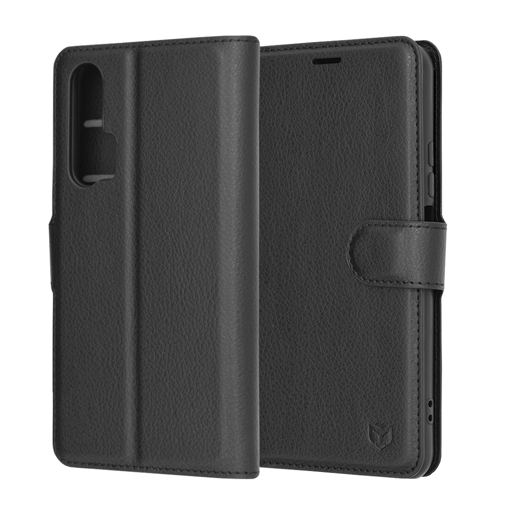 Techsuit - Leather Folio - Huawei Nova 5T / Honor 20 - Black