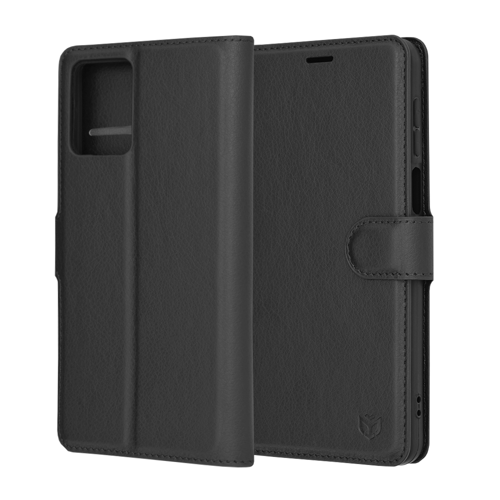 Techsuit - Leather Folio - Motorola Moto G14 - Black