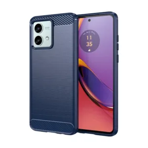 Techsuit - Carbon Silicone - Motorola Moto G84 - Blue