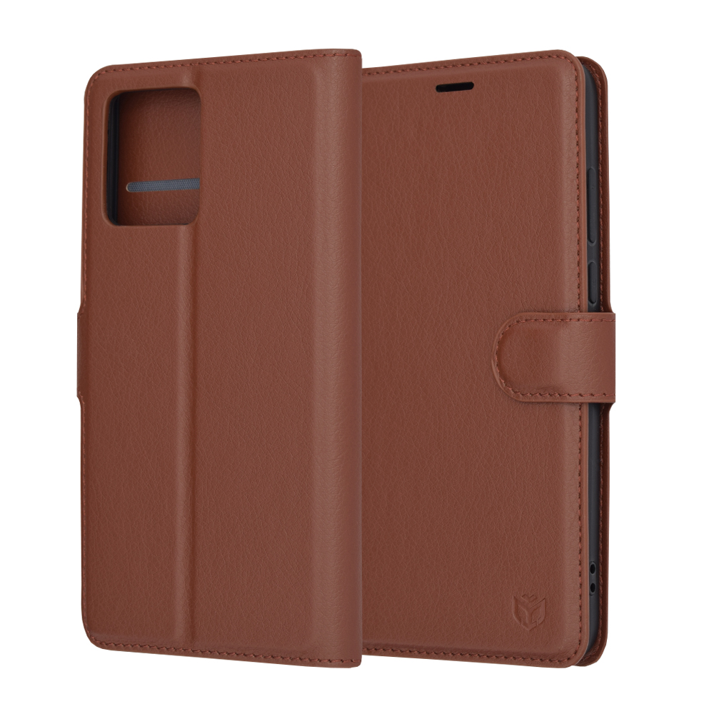 Techsuit - Leather Folio - Motorola Moto G84 - Brown