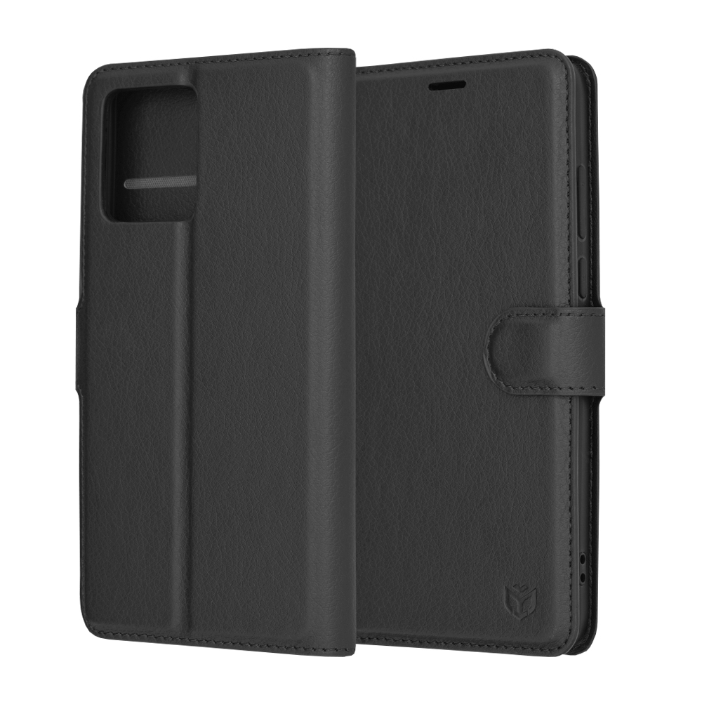 Techsuit - Leather Folio - Motorola Moto G84 - Black