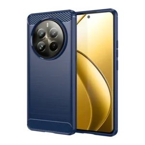 Techsuit - Carbon Silicone - Realme 12 Pro / 12 Pro+ - Blue