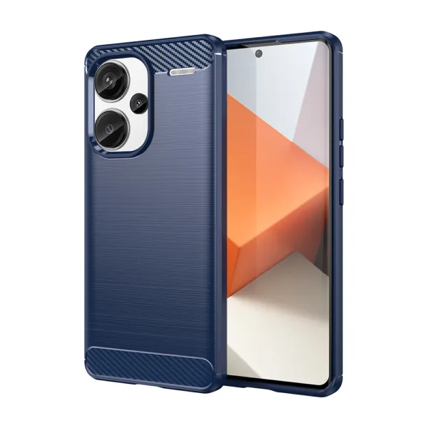 Techsuit - Carbon Silicone - Xiaomi Redmi Note 13 Pro+ 5G - Blue