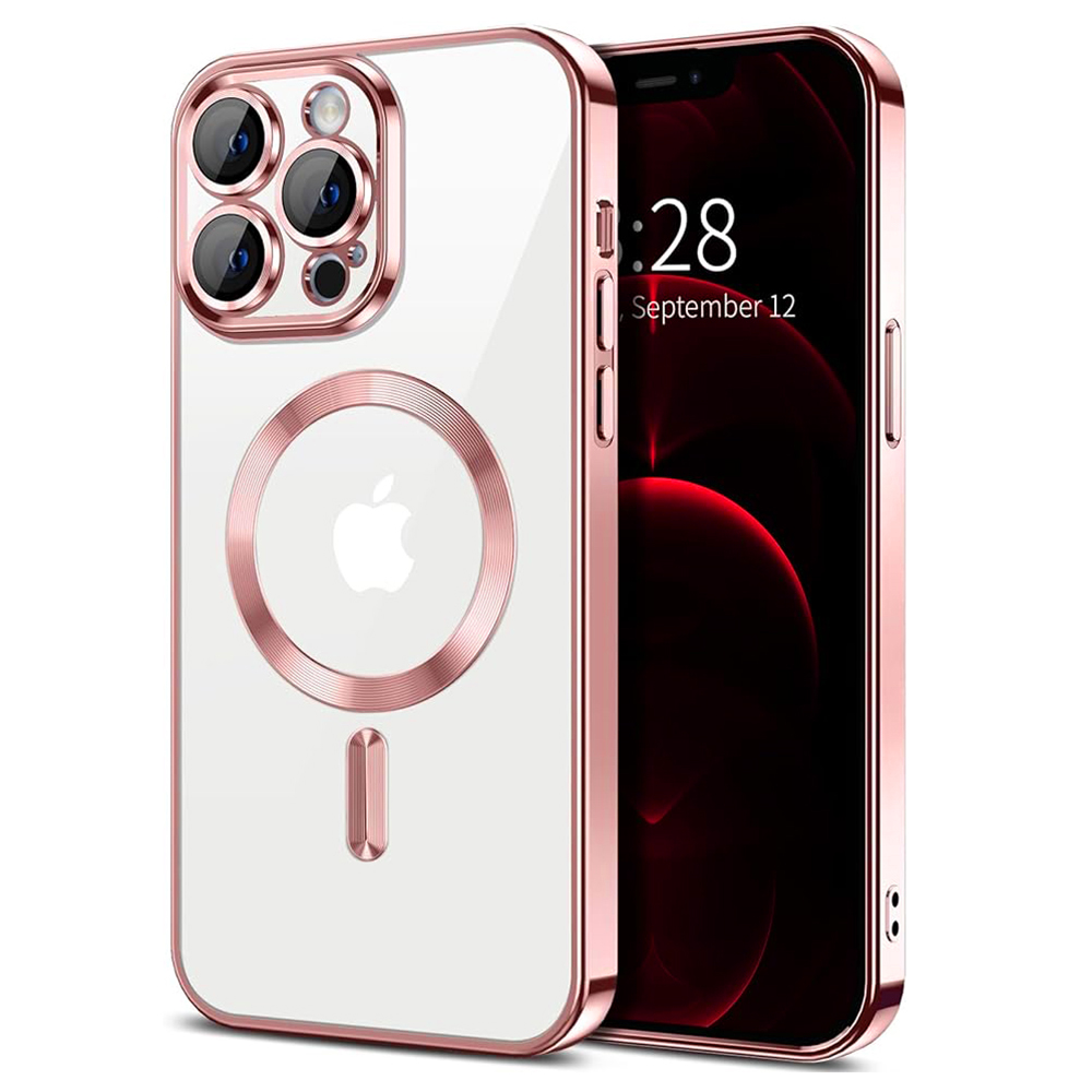 Techsuit - Luxury Crystal MagSafe - iPhone 12 Pro Max - Pink