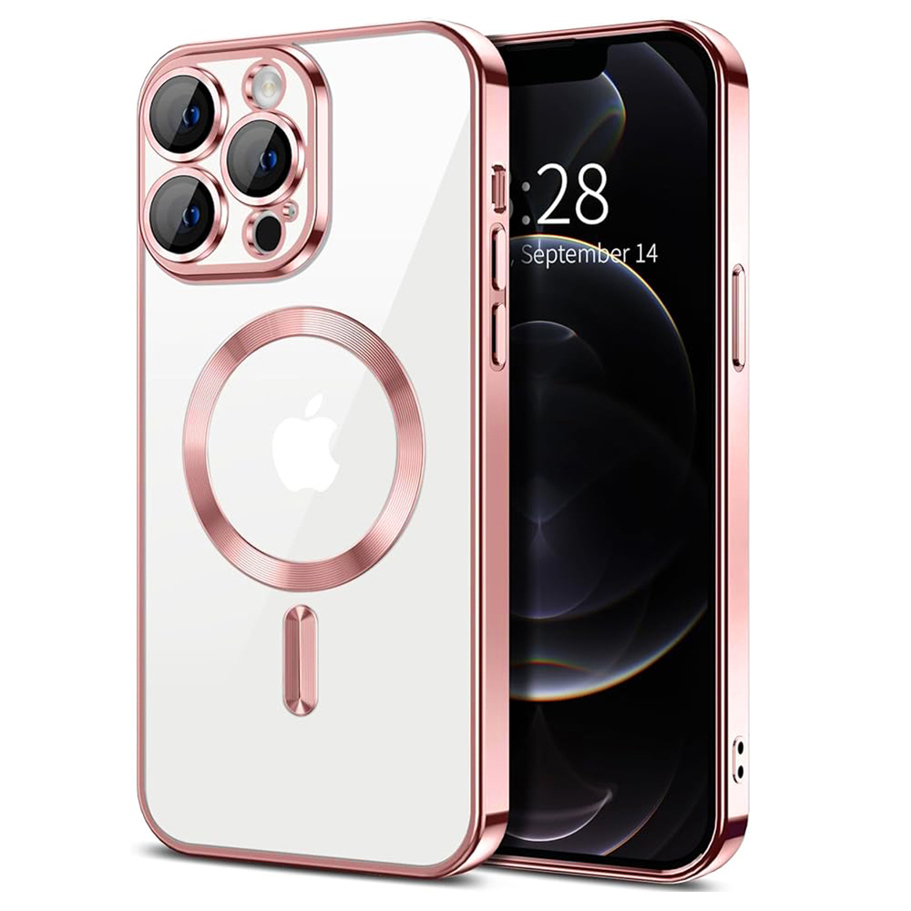 Techsuit - Luxury Crystal MagSafe - iPhone 12 Pro - Pink