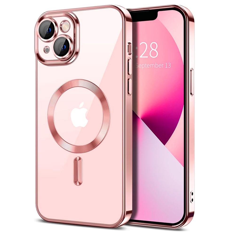 Techsuit - Luxury Crystal MagSafe - iPhone 13 - Pink