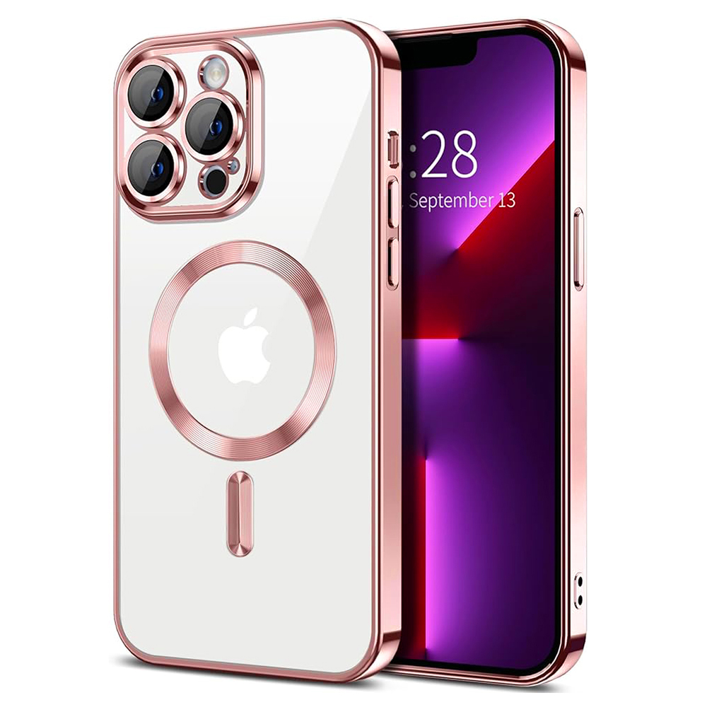 Techsuit - Luxury Crystal MagSafe - iPhone 13 Pro Max - Pink