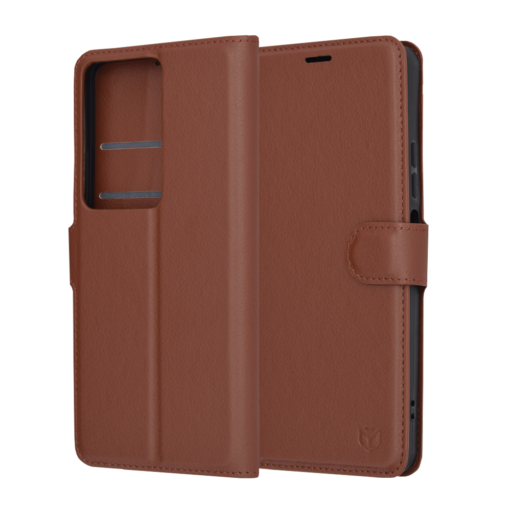 Techsuit - Leather Folio - Oppo A79 5G / OnePlus Nord N30 SE - Brown