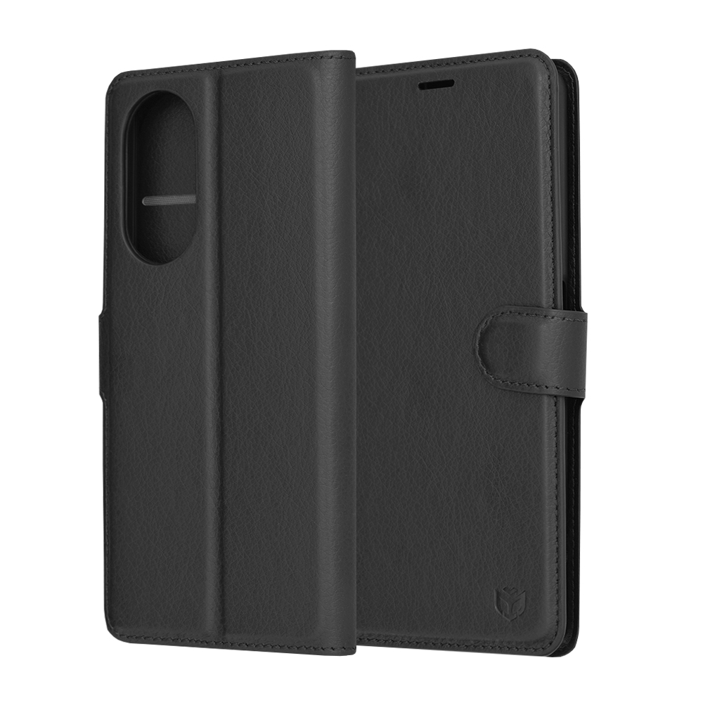 Techsuit - Leather Folio - Oppo A98 5G - Black