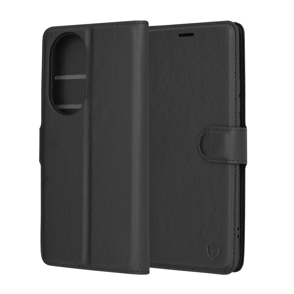 Techsuit - Leather Folio - Oppo Reno10 / Reno10 Pro - Black