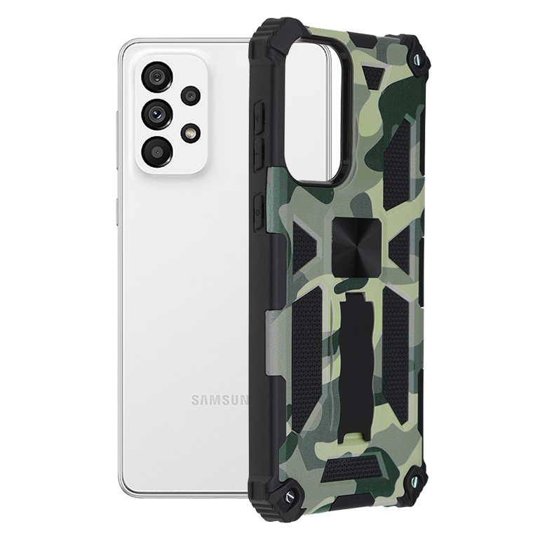 Techsuit - Blazor Series - Samsung Galaxy A73 5G - Camo Lime