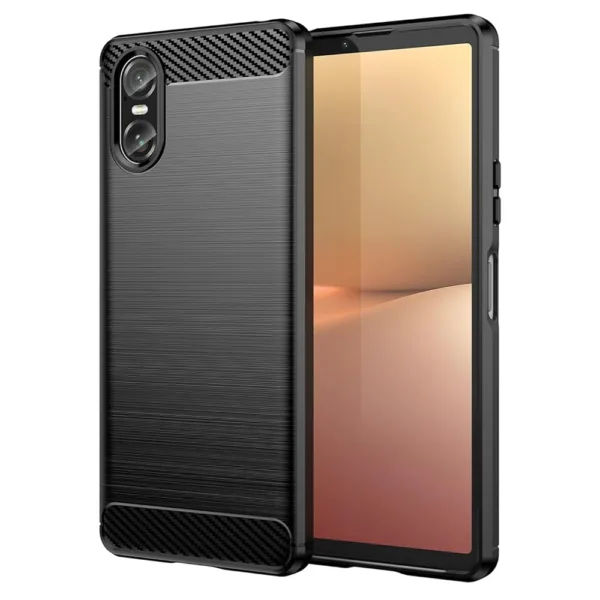 Techsuit - Carbon Silicone - Sony Xperia 10 VI - Black