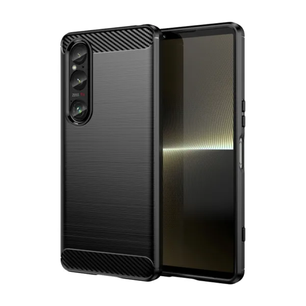 Techsuit - Carbon Silicone - Sony Xperia 1 VI - Black