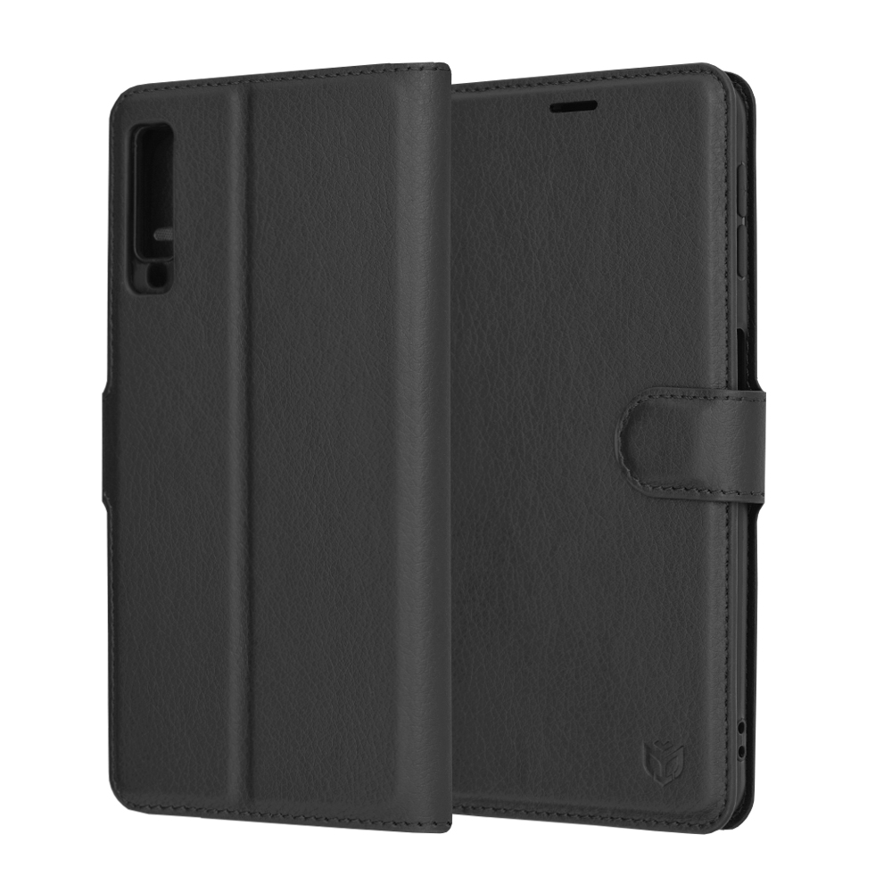 Techsuit - Leather Folio - Samsung Galaxy A7 2018 - Black