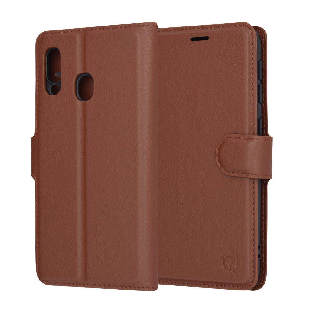 Techsuit - Leather Folio - Samsung Galaxy A20e - Brown