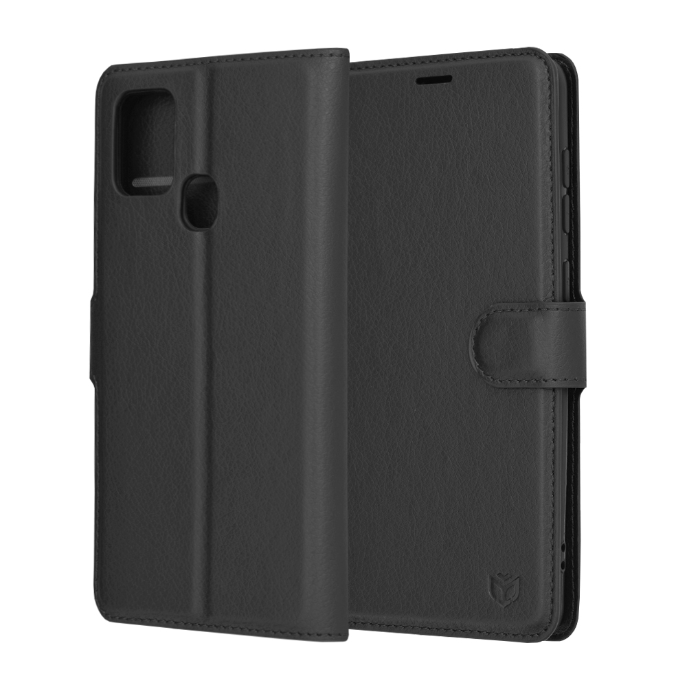 Techsuit - Leather Folio - Samsung Galaxy A21s - Black