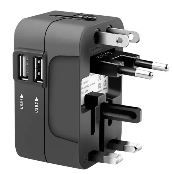 Techsuit - Travel Adapter (HHT202) - 2 x USB