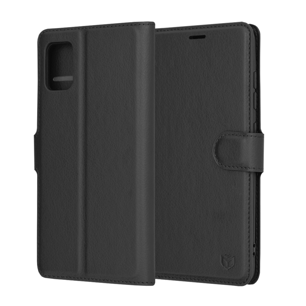 Techsuit - Leather Folio - Samsung Galaxy A51 4G - Black