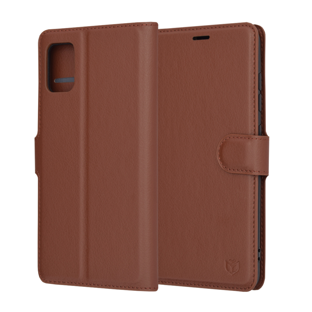 Techsuit - Leather Folio - Samsung Galaxy A51 4G - Brown