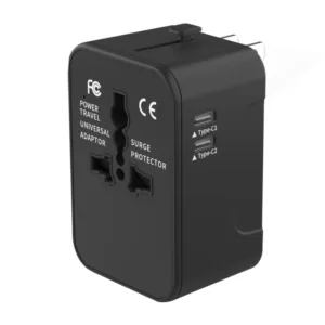 Techsuit - Travel Adapter (HHT202-2C) - 2 x USB-C