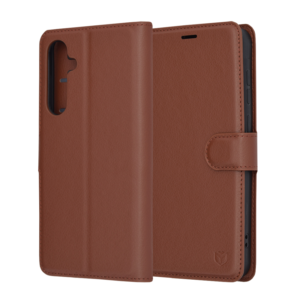 Techsuit - Leather Folio - Samsung Galaxy A55 5G - Brown