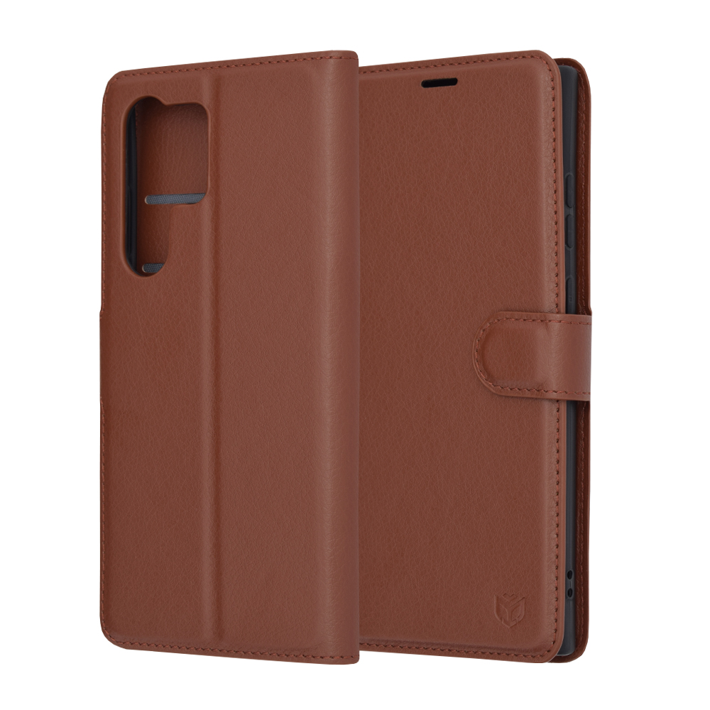 Techsuit - Leather Folio - Samsung Galaxy S23 Ultra - Brown