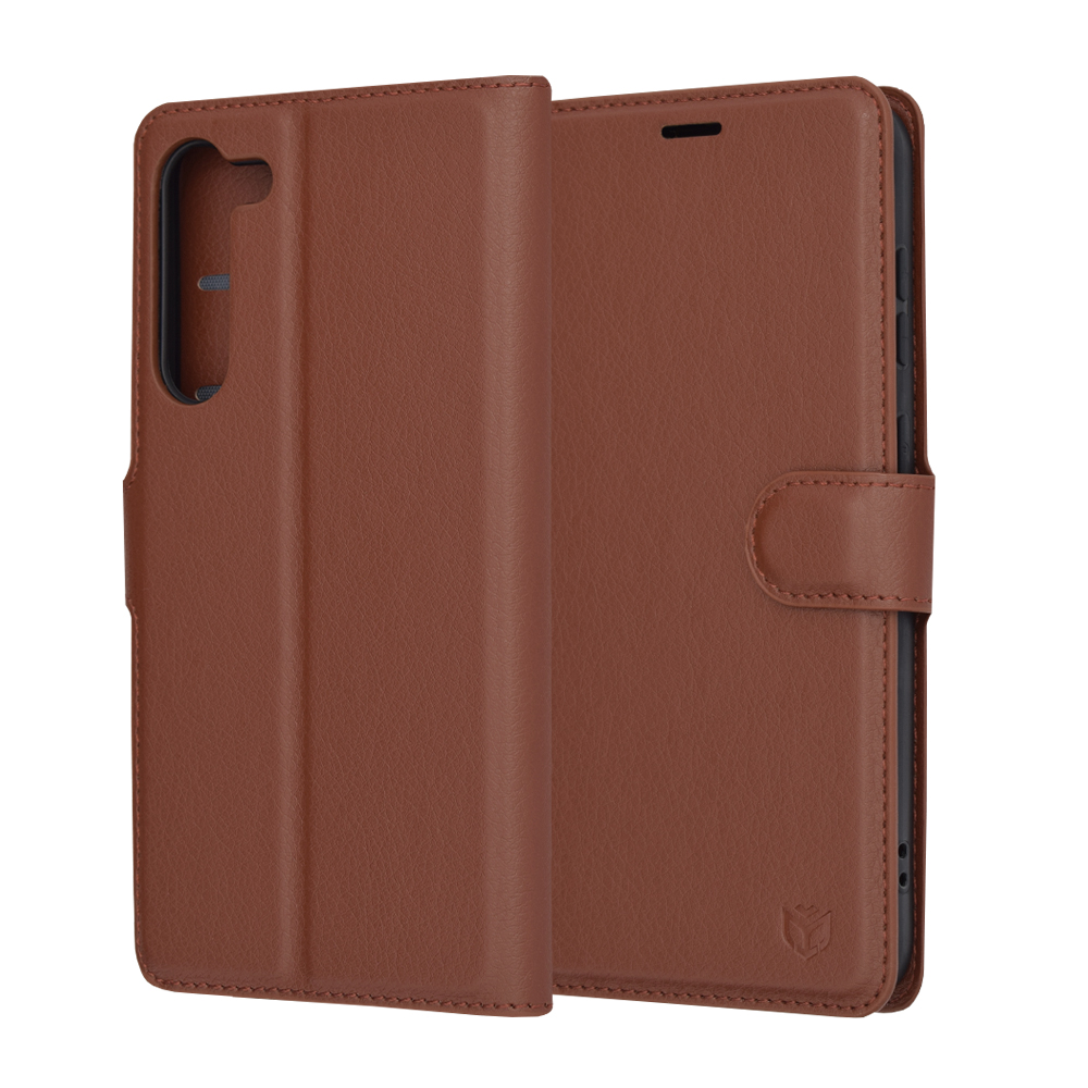 Techsuit - Leather Folio - Samsung Galaxy S23 Plus - Brown