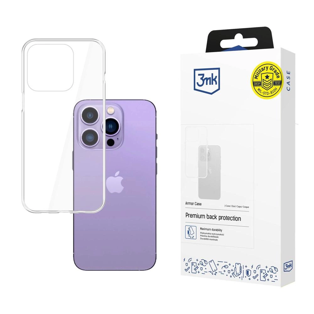 3mk Armor Case series for iPhone 14 Pro - transparent