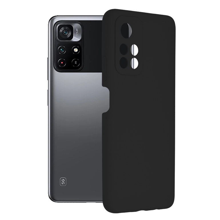 Techsuit - Soft Edge Silicone - Xiaomi Poco M4 Pro 5G - Black