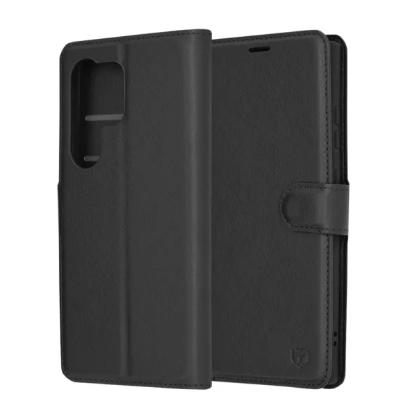 Techsuit - Leather Folio - Samsung Galaxy S24 Ultra - Black