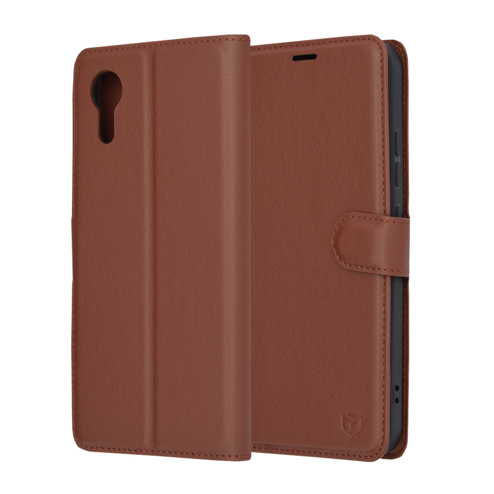 Techsuit - Leather Folio - Samsung Galaxy Xcover7 - Brown