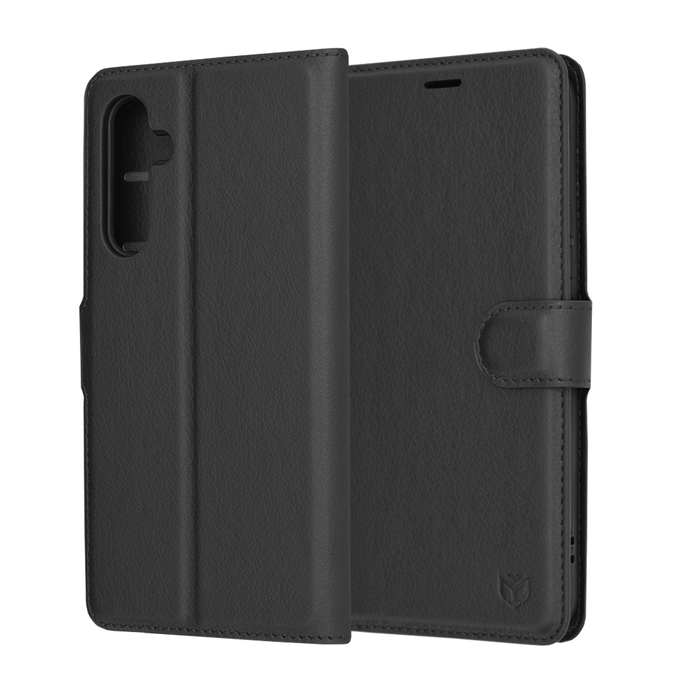 Techsuit - Leather Folio - Samsung Galaxy A54 - Black