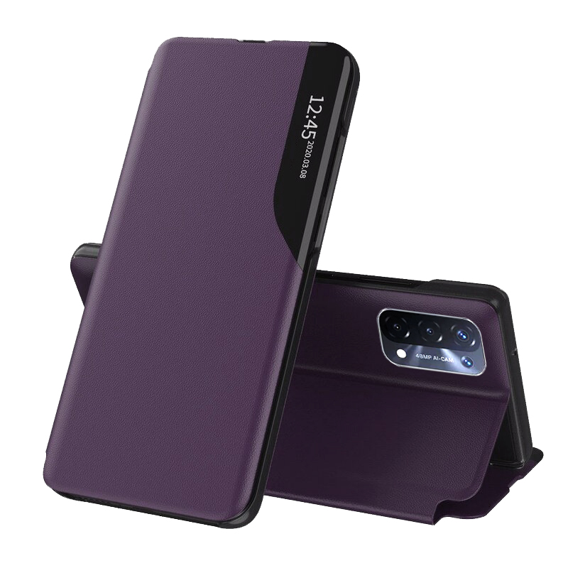 Techsuit - eFold Series - Oppo A54 5G / A74 5G / OnePlus Nord N200 5G - Purple