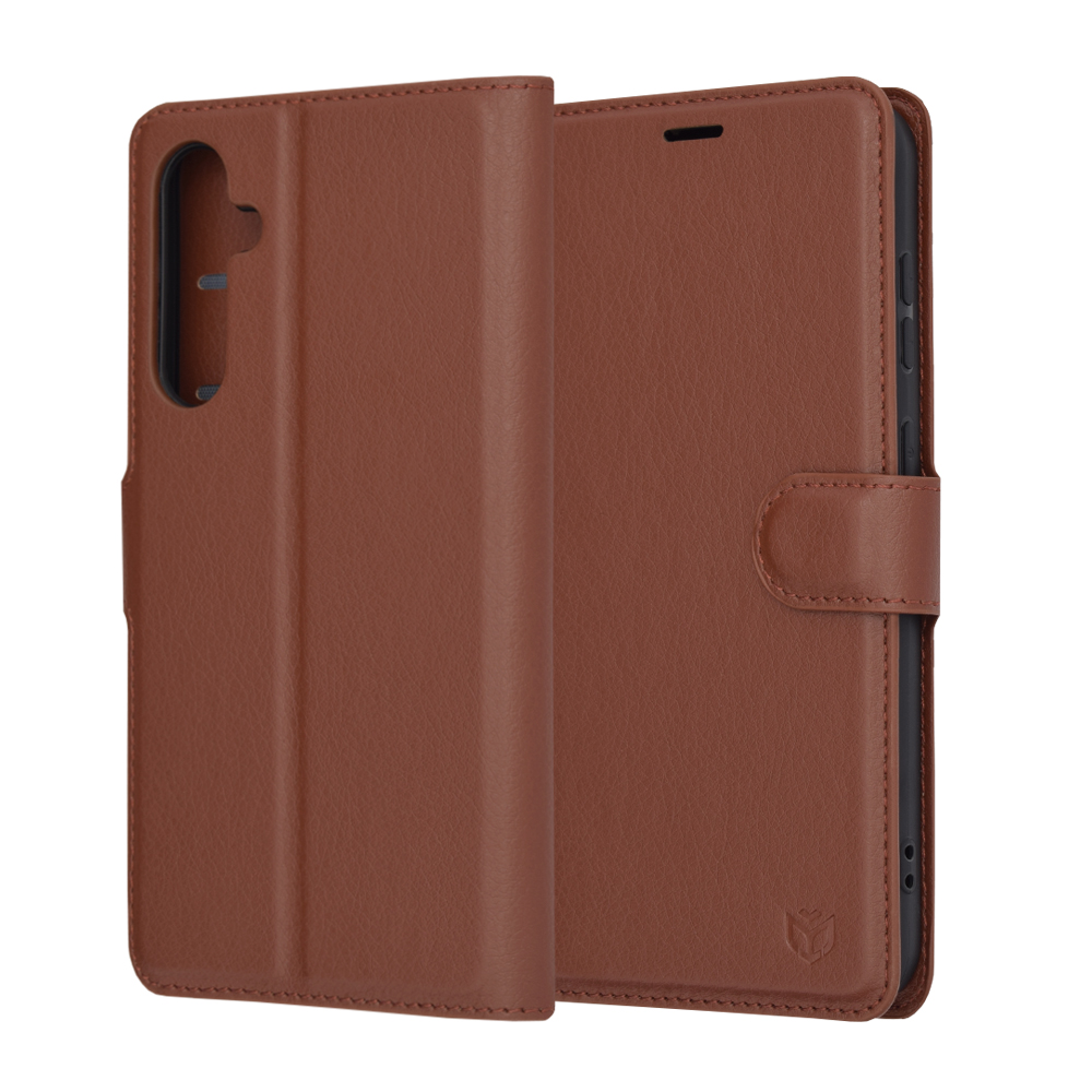 Techsuit - Leather Folio - Samsung Galaxy S23 FE - Brown