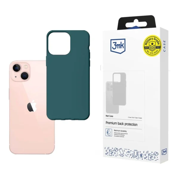 Case for iPhone 14 from the 3mk series Matt Case - dark green