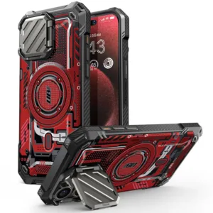 Supcase - Unicorn Beetle XT MagSafe - iPhone 15 Pro Max - Red Circuit