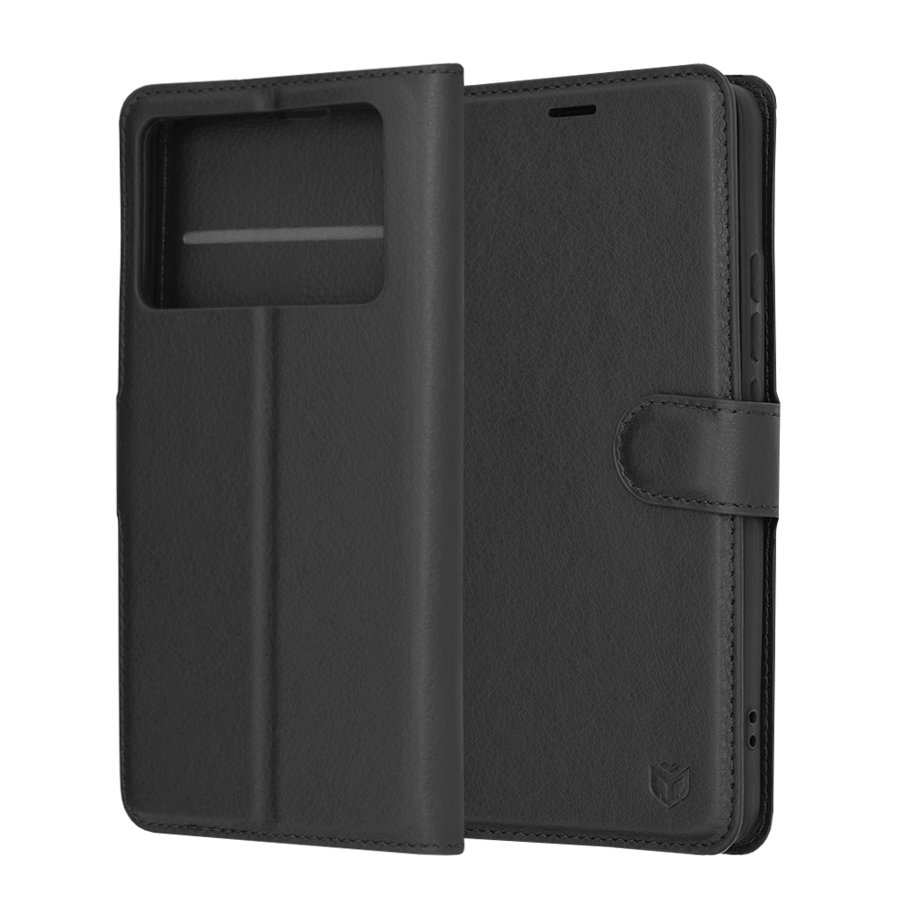 Techsuit - Leather Folio - Xiaomi Poco X6 Pro - Black