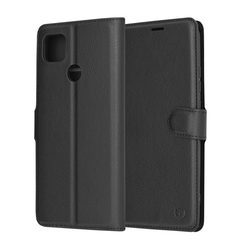 Techsuit - Leather Folio - Xiaomi Redmi 9C / Redmi 9C NFC - Black