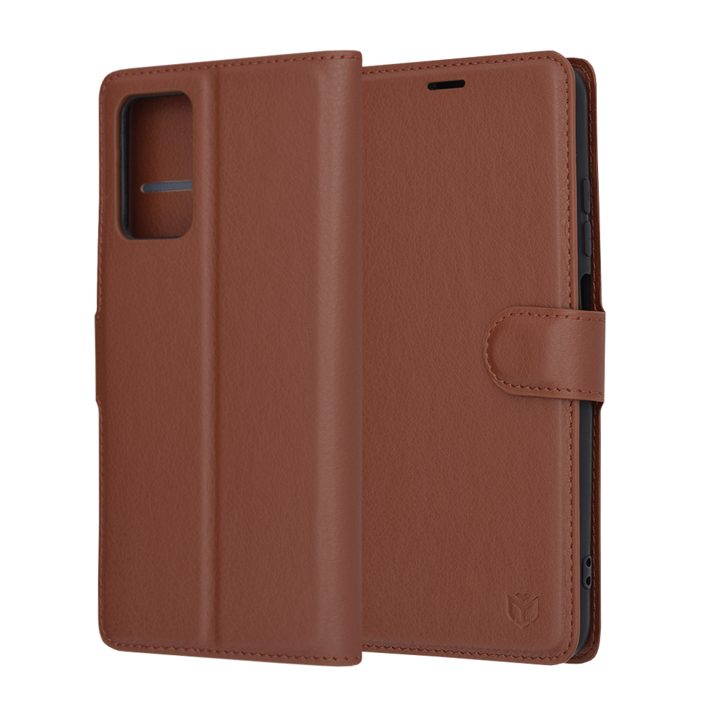 Techsuit - Leather Folio - Xiaomi Redmi 10 / Redmi 10 2022 - Brown